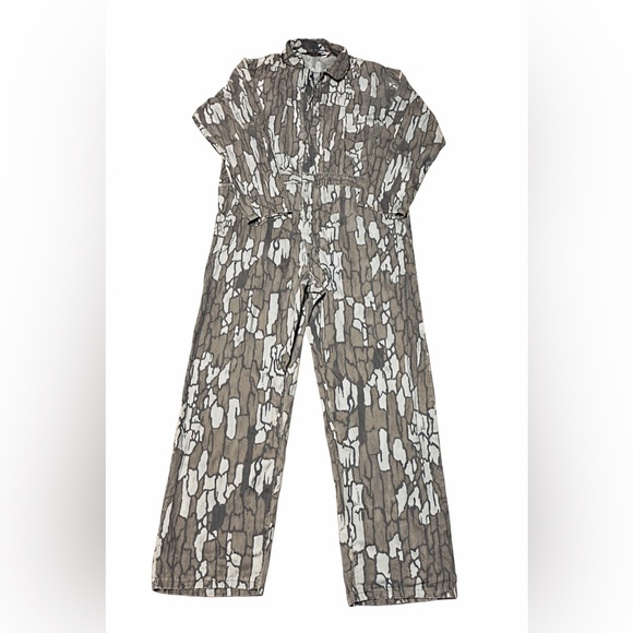 Redhead Bluebell Other - Vintage Redhead Blue Bell Trebark Camo Coveralls 90s Hunting